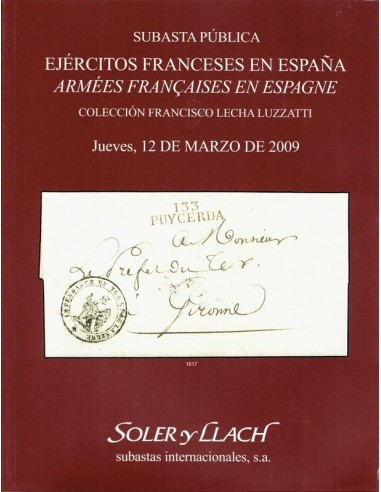Subasta publica Ejércitos Franceses en España, 12 de marzo de 2009