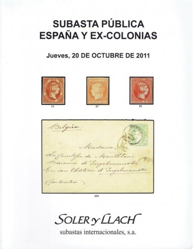 Subasta Pública Filatelia de España, Ex-Colonias, 20 de octubre de 2011