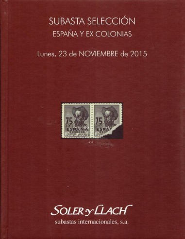 Subasta Pública Filatelia de España, Ex-Colonias, 23 de noviembre de 2015