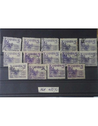 Lote sellos España 1949 Provictimas de la Guerra