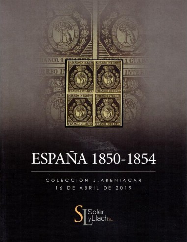 Subasta Pública Filatelia de España 1850-1854, 16 de abril de 2019