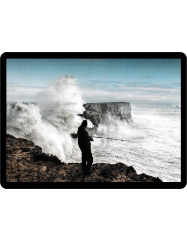 Portugal Faro Algarve Sagres Rocks Waves Storm Hercules tempête Tempestade Fisherman Pescador vagues