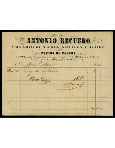 OL00203. Cosario Antonio Recuero. 1863. Jerez. Lujo