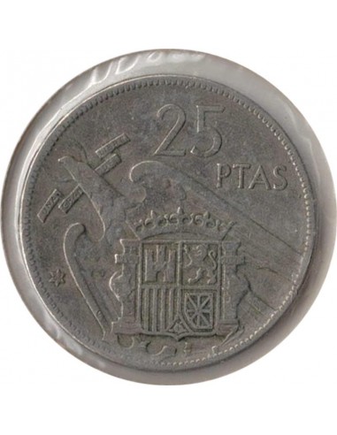 Moneda de España, 25 pesetas de 1957 *64