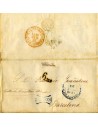 AL0091. PREFILATELIA. 1850, 9 de enero, La Habana a Barcelona