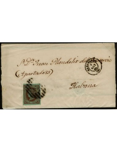 FA2482. Emision 1-01-1864. Barcelona a La Habana