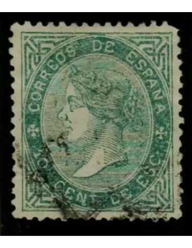 FA2669. Emision 1-01-1867. Valor de 10 cent. de escudo con cancelacion en negro