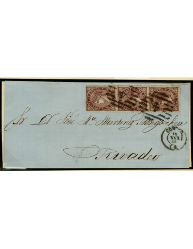 FA2752. Emision 12-1868. Coruña a Rivadeo