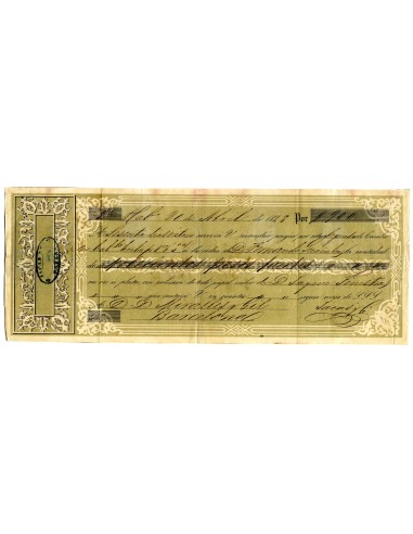 DC0003. 1848, 20 de abril. Letra de cambio expedida en La Habana
