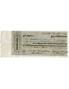 DC0014. 1850, 8 de agosto. Letra de cambio librada en La Habana