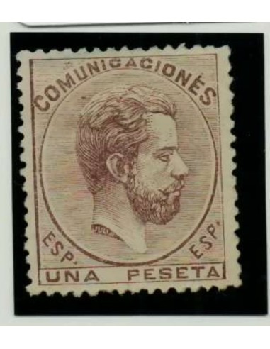 FA3033. Emision 1-10-1872. Valor de 1 peseta lila NUEVO