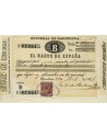 FA3226. Recibo de letra de cambio emitido en Barcelona por 1500 pesetas