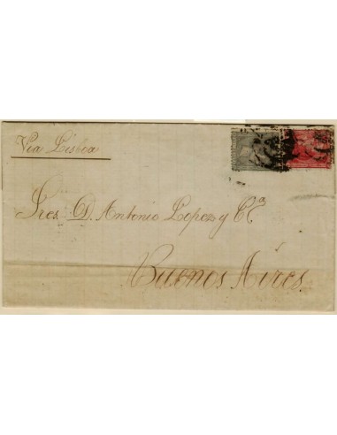 FA3299. Emision 1-8-1875. Carta a Buenos Aires (Argentina)
