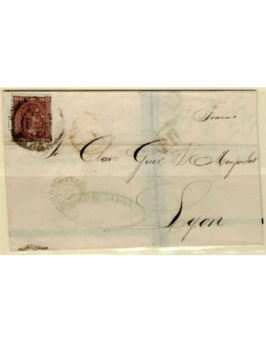 FA3301. Emision 1-8-1875. Carta dirigida a Lyon (Francia)