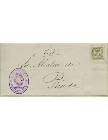 FA3318. Emision 1-6-1876. Arenys de Mar a Pineda