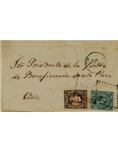 FA3327. Emision 1-6-1876. Correo interior de Cadiz