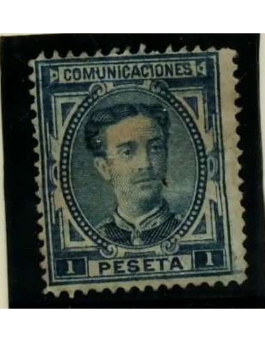 FA3362 Emision 1-6-1876. Valor de 1 peseta azul NUEVO