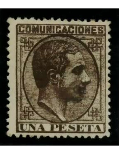 FA3411. Emision 1-7-1878. Valor 1 peseta gris NUEVO