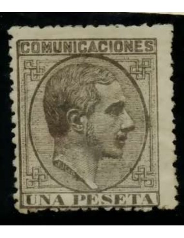 FA3412. Emision 1-7-1878. Valor 1 peseta gris NUEVO