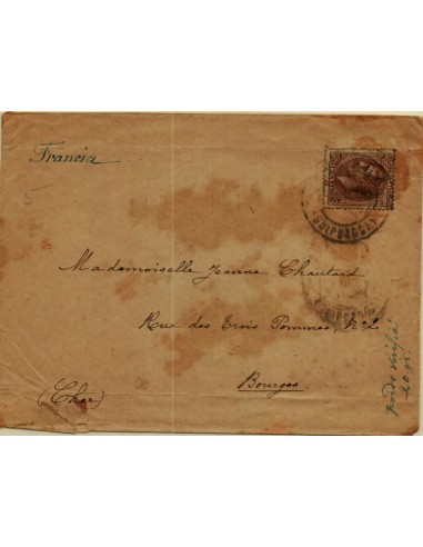 FA3440. Emision 1-5-1879. Guipuzcoa a Bourges (Francia)