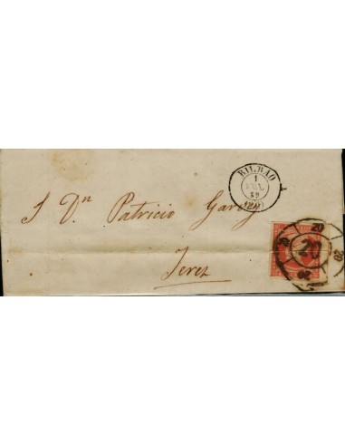 FA3601. 1859. Bilbao a Jerez, cancelado con Rueda de Carreta 20 LUJO