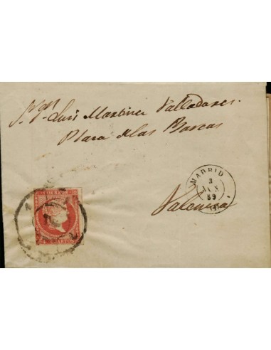 FA3683. 1859, Madrid a Valencia, cancelado con Rueda de Carreta 1
