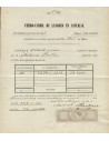 FA3803. 1866, Documento administrativo FERROCARRIL DE LANGREO