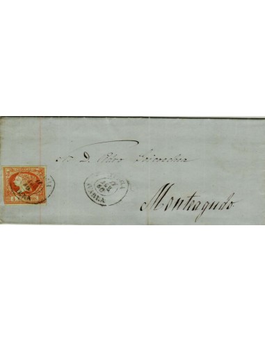 FA3906. 1860, Carta de Tudela a Monteagudo