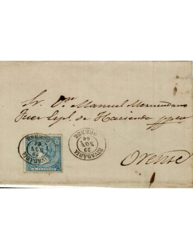 FA3939. 1866, Carta de Ribadabia a Orense