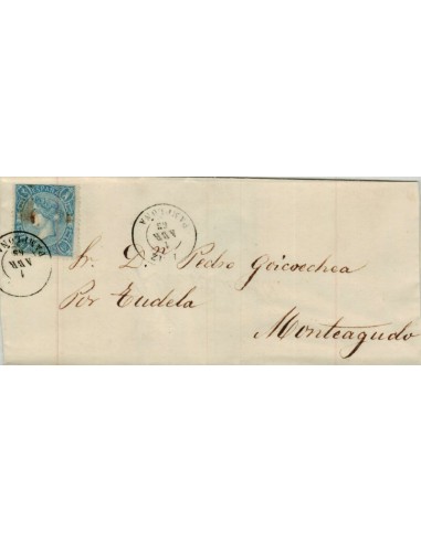 FA3944. 1865, Carta de Aoiz a Monteagudo