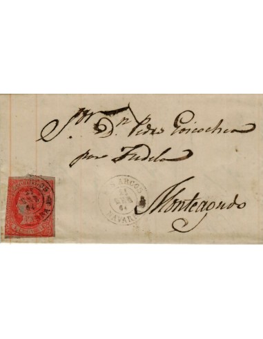 FA3957. 1864, Carta de Los Arcos a Monteagudo