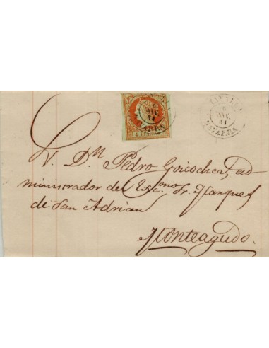 FA3959. 1861, Carta de Tafalla a Monteagudo