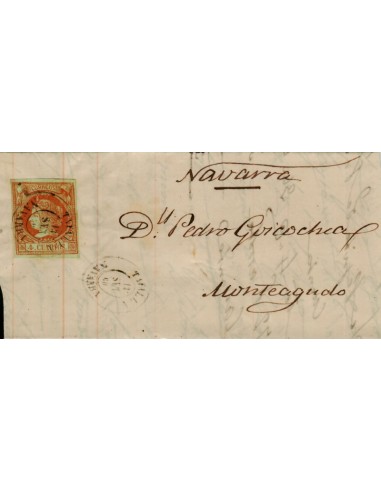 FA3960. 1860, Carta de Tafalla a Monteagudo