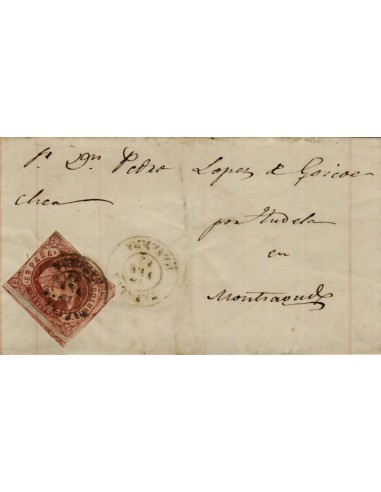FA3963. 1863, Carta de Tafalla a Monteagudo