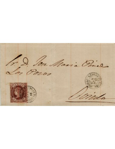 FA3981. 1863, Carta de Cangas de Tineo a Oviedo