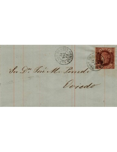 FA3983. 1862, Carta de Cangas de Onis a Oviedo
