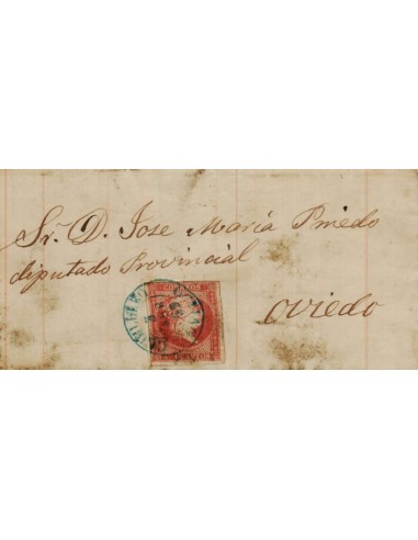 FA3986. 1855, Carta de Cudillero a Oviedo