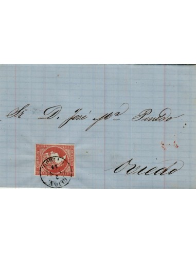 FA3987. 1859, Carta de Gijon a Oviedo