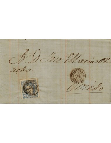 FA3997. 1871, Carta de Infiesto a Oviedo