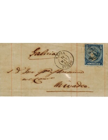 FA4001. 1866, Carta de Navia a Rivadeo