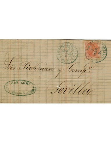 FA4004. 1884, Carta de Villagarcia a Sevilla