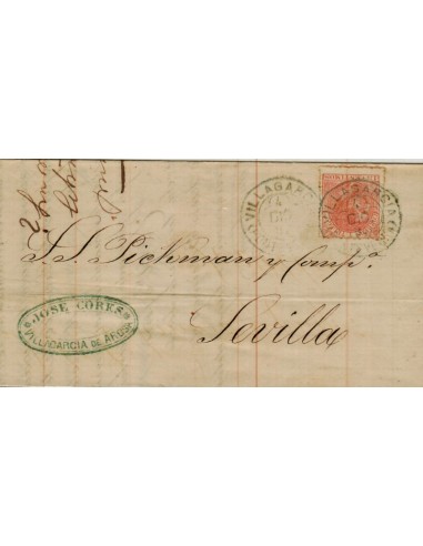 FA4005. 1884, Carta de Villagarcia a Sevilla