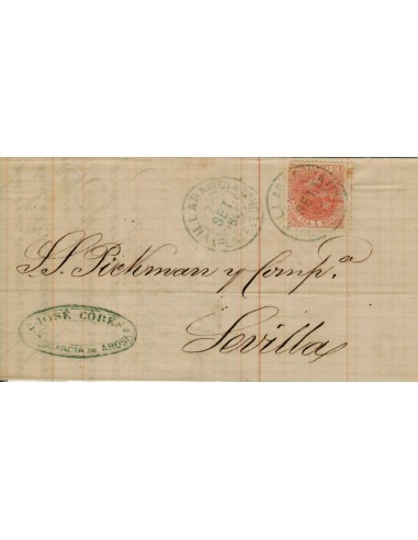 FA4007. 1884, Carta de Villagarcia a Sevilla