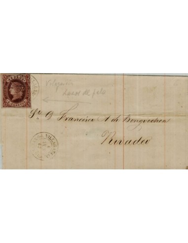 FA4012. 1863, Carta de Villagarcia de Arosa a Rivadeo