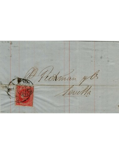 FA4013. 1864, Carta de Vigo a Sevilla