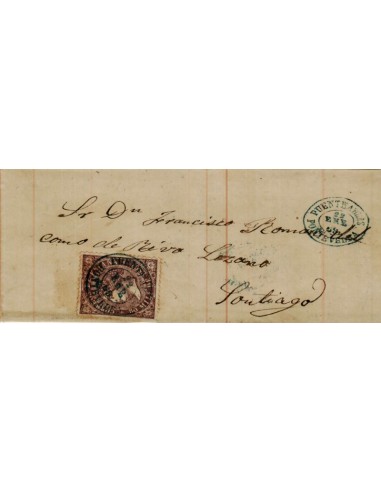 FA4014. 1869, Carta de Puenteareas a Santiago