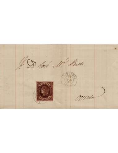 FA4017. 1863, Carta de Castropol a Oviedo