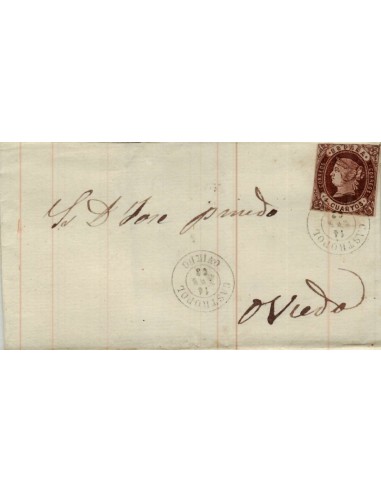 FA4018. 1863, Carta de Castropol a Oviedo