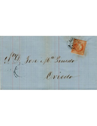 FA4019. 1861, Carta de Castropol a Oviedo