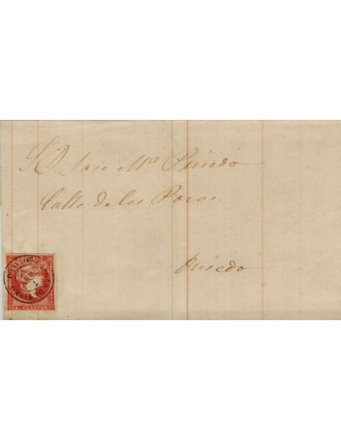 FA4020. 1859, Carta de Cangas de Tineo a Oviedo